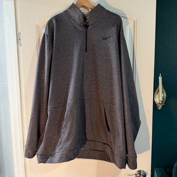 Nike Dri-FIT Quarter-Zip Pullover – Gray / Size 4XL - Picture 1 of 3